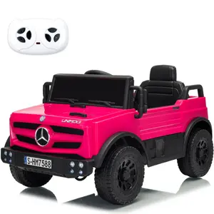 Mercedes-Benz Unimog 12V Ride On Car for Kids with Parent Remote Control LED Headlights Music Player & Horn for 3-5 Years Toddlers