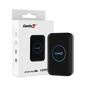 CarlinKit CarPlay TV adapter Supports Netflix/ YouTube-Wireless CarPlay adapter& Android Auto CarPlay Ai Box Lite for Factory Wired CarPlay Cars 2016 to 2026, Wireless CarPlay & Android Auto Adapter – YouTube Netflix Seamless Video Streaming Upgrade