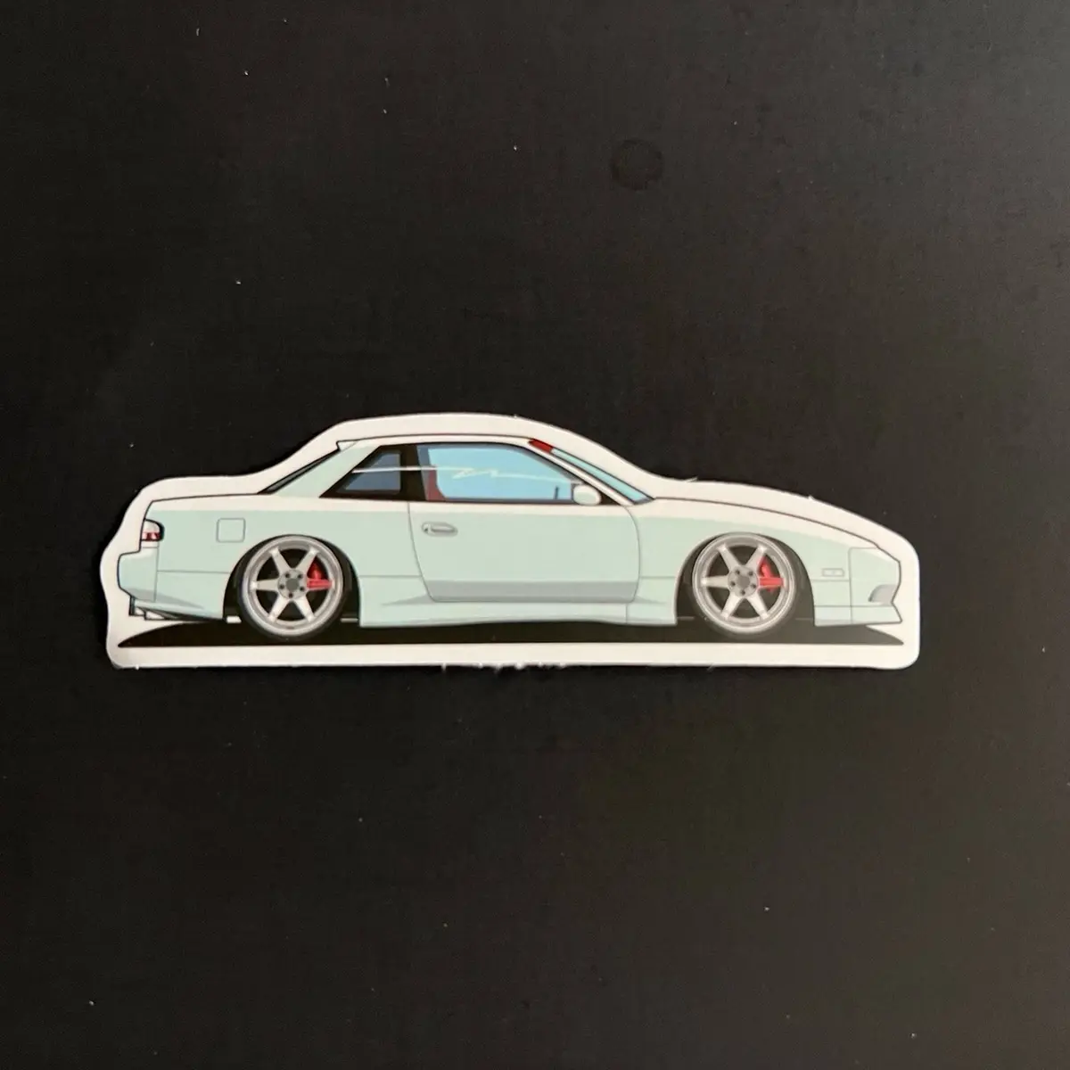 JDM Nissan 240 SX Cartoon Style Premium High Quality Sticker