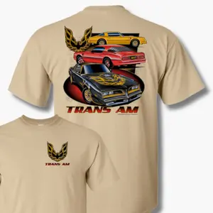 Pontiac Trans Am Shirt, Muscle Car Graphic Tee for Men, Classic Firebird Car Lover Gift, Retro Streetwear Racing T-Shirt for Him
