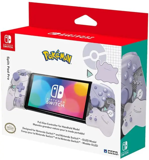 Switch Accessory:  Controller - HORI Split Pad Pro - Ditto:  Officially Licensed by Nintendo  [GAMES ACCESSORIES] Controller