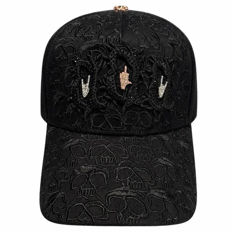 Black Hat with Unique Designs and Front BBB Design