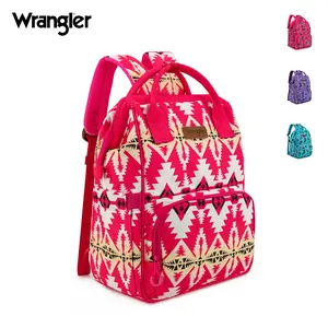 Wrangler [Live] Diaper Backpack, Waterproof Pocket, WildWest Travel Backpack with Side Wipes Pocket, Large Capacity Carry On Bag for Work, Travel, School, Hiking