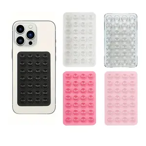 5pcs Silicone Phone Stand Mount - 28 Strong Suction Cups, Anti-Slip, Portable Cellphone Holder for Mobile Devices, Phone Accessories