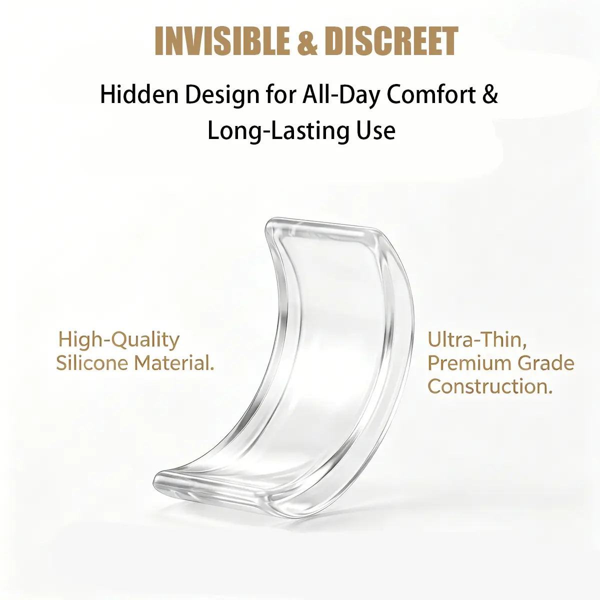 Hidden Comfort Ring Sizer, 8Pcs Reusable Ring Reducer, Anti-Slip Anti-Spin Ring Guard for Men Women, Comes with Polishing Cloth