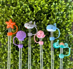 Sea Creature Animal Straw Toppers