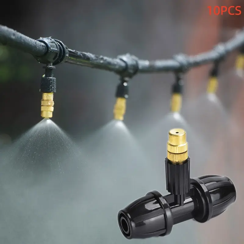 10-piece set of household automatic watering system spray nozzles, plant spray for dust removal, garden timed watering nozzles, Spray Nozzle Tips, Garden Watering Sprinkler, Sprayer Nozzle, Replacement Nozzles