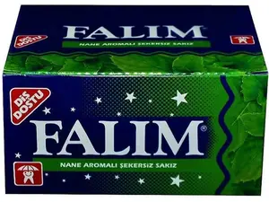 Falim Sugarless Plain Gum Individually Wrapped, Mint Flavored, 100 Piece Falim Sugarless Plain Gum Individually Wrapped, Mint Flavored, 100 Piece