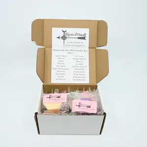 Honeycomb Wax Melt Sampler Box - 20 Pieces Variety Pack Candle Decor Scented - Long-Lasting Burn Time, Nontoxic, Gift, Household, Aroma Freshener first valentine wax melt making
