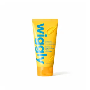 [WIGGLY] Turmeric Gentle Glow Foam Cleanser, Face Wash for Hyfrating & Brightening, Low-Irritation | Korean Skin Care