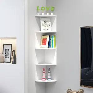 Five-story wall-mounted lockers, suitable for any season, perfect for living rooms, bedrooms and balconies, practical storage racks, multi-functional storage racks, wardrobe finishing racks, storage racks, multi-functional shelves, Wall Shelf Unit
