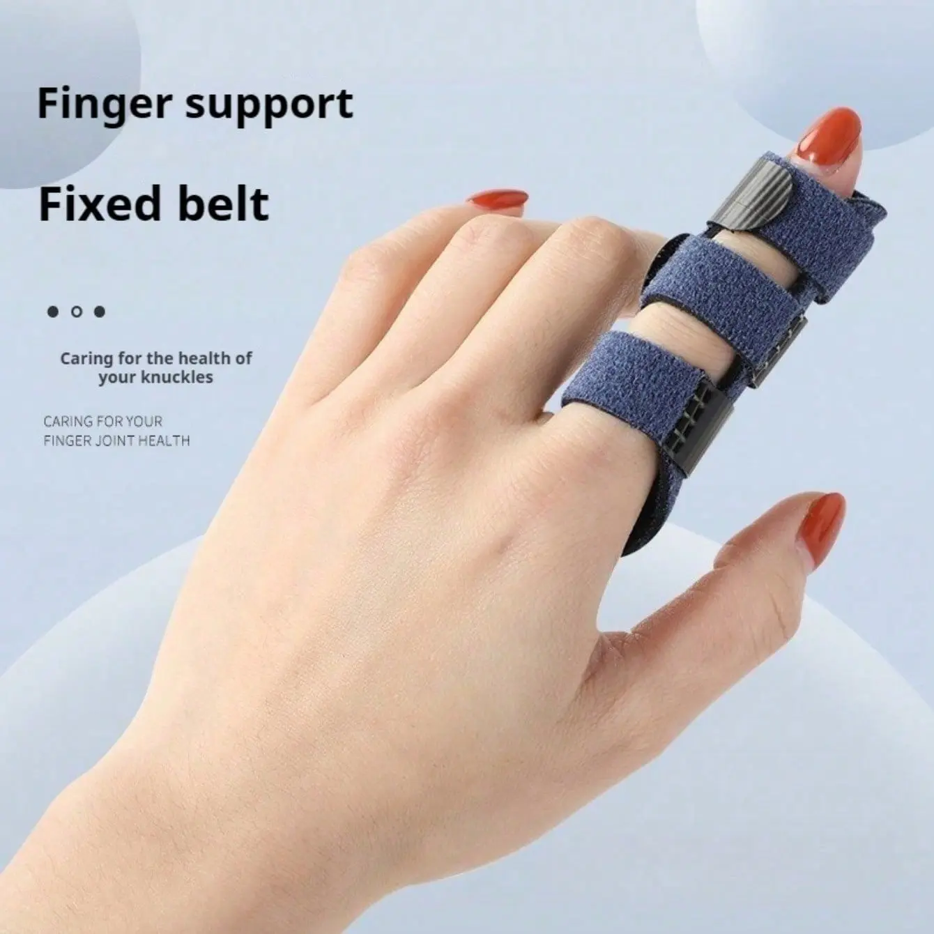 Healthcare Finger Joint Splint - Support Brace for Basketball, Sprains, Dislocations, Correction Strap for Bending and Straightening Finger Protection