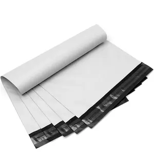 10x13" Poly Mailing Bags, Strong Self-Seal Mailing Bags for Apparel, Small Business, White, 10/20/30/60 Pack Packaging Paper Office Supplies Mailbox Envelopes