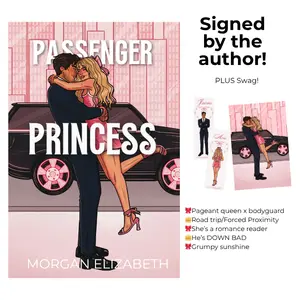 Passenger Princess Character Cover - a grumpy sunshine bodyguard romance novel
