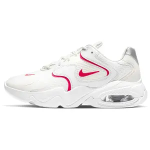 Nike Air Max 2X Women's Retro Casual Running Shoes with Air Cushion, Fabric and Synthetic Upper Verifiable, with credentials and supporting global authentication