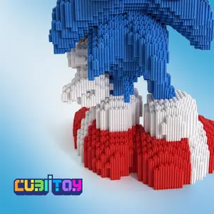 CubiBRICK Animation Series Dash (12,154 PCS) 3D Micro Building Block Model