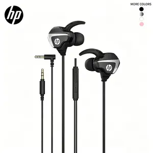 HP 3.5mm wired gaming headset, HiFi stereo sound quality, Type-C interface, noise reduction microphone, compatible with mobile phones, computers and iPad 3.5mm jack, suitable for games, music and calls, Gaming Earphones