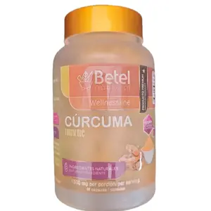 Betel Natural Curcuma Turmeric 1500 mg per Serving Wellnessline Producto Premium