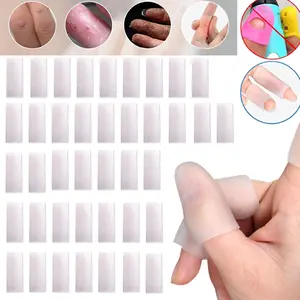 20 Pairs Gel Finger Cots Silicone Finger Sleeve Cushions Thumb Protector for Finger Cracking Finger Pain Relief Beauty & Personal Care