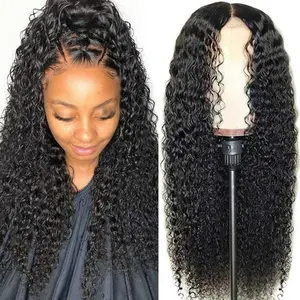 AA Hair Front Wig Womens Brazilian Human Long Curly Lace Wavy Hair Wigs US 2026