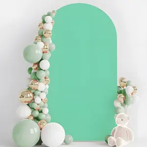 Arch Stand Cover for Weddings, Birthday Parties, Holiday Celebrations, Polyester Elastic Backdrop Prop, Party Decoration, Backdrop Stand Covers (no Shelf and Balloons)