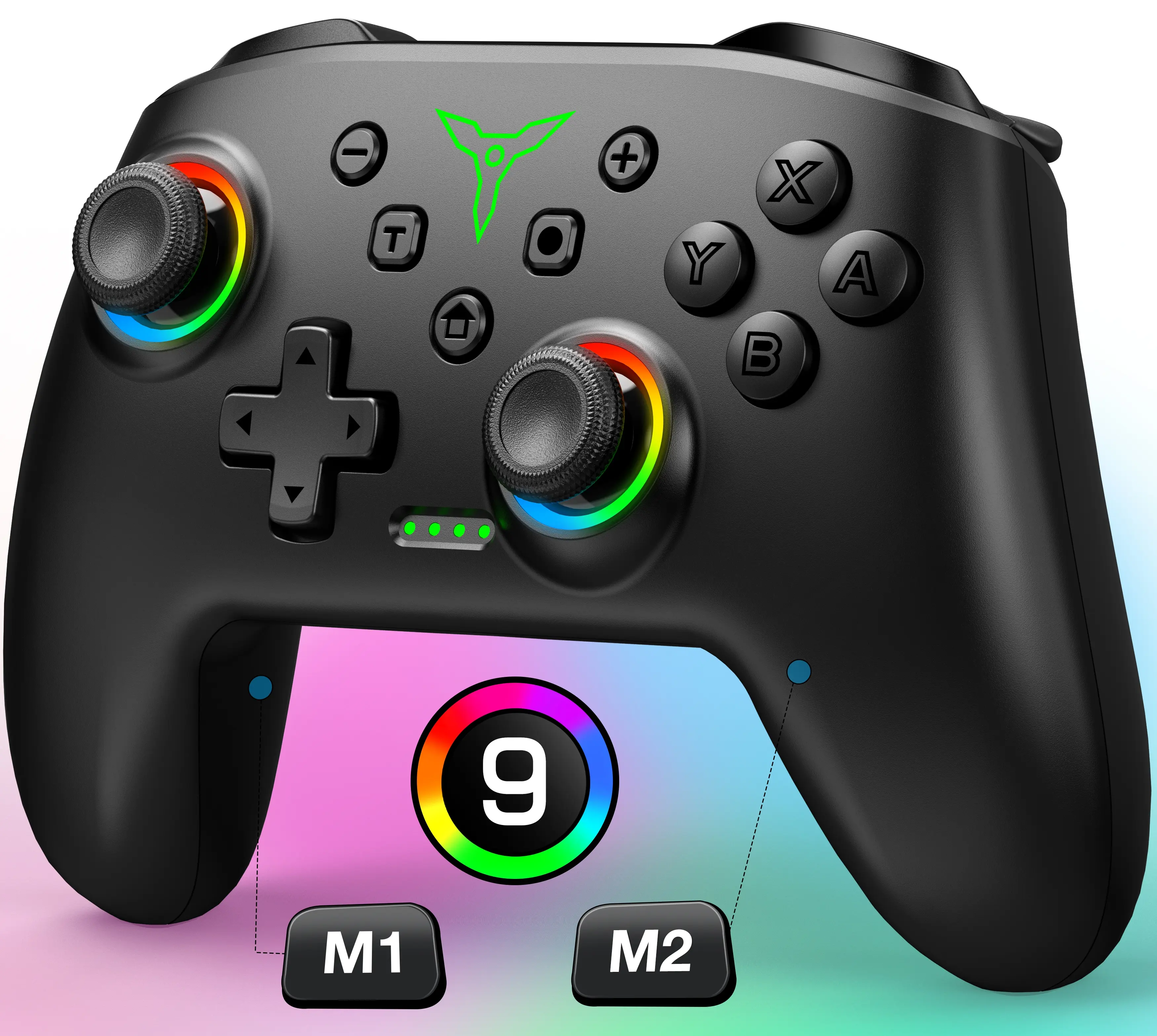 Wireless Switch 2 Pro Controller for Nintendo Switch Controller/Switch 2/Lite/OLED, Wired LED PC Game Joysticks - iOS/Android Remote Interactive Gaming Figures