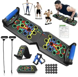 Push Up Board Fitness, Portable Foldable Push Up Bar at Home Gym, Pushup Handles for Floor,Professional Strength Training Equipment For Man and Women【Dealsforyoudays】