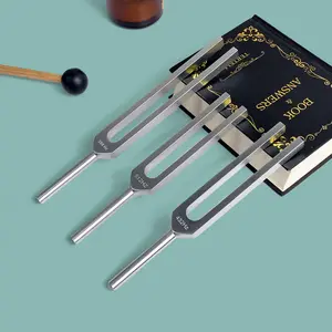 Single Tuning Fork 512hz/256hz for Physics Experiments, Acoustic Teaching Instrument, 432hz Resonance Sound Healing Tool, Relaxation Meditation Aid, Percussion Instrument