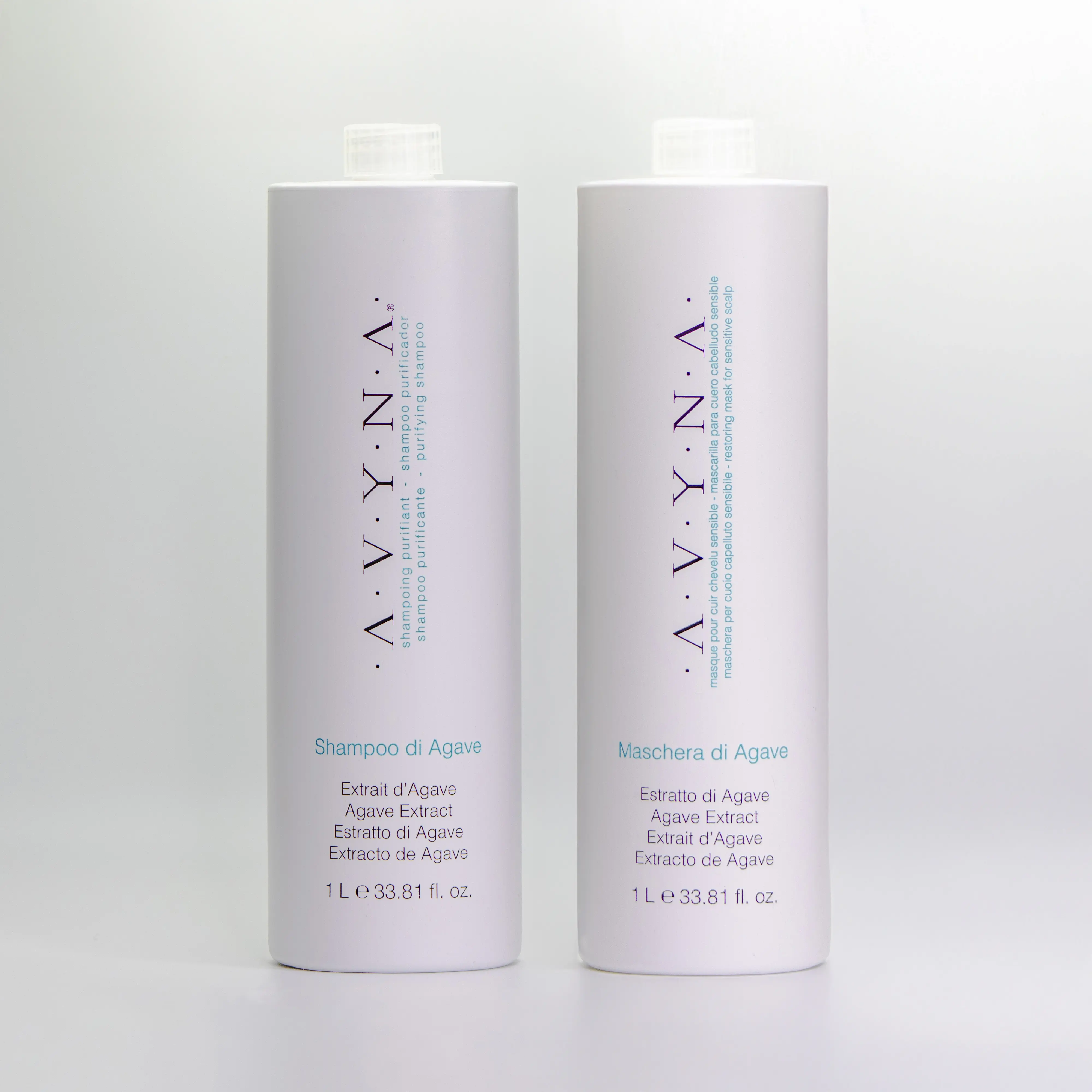 Avyna Agave Haircare Set - Lavender Fragrance Shampoo & Oil-Infused Conditioner for Scalp Hair Care