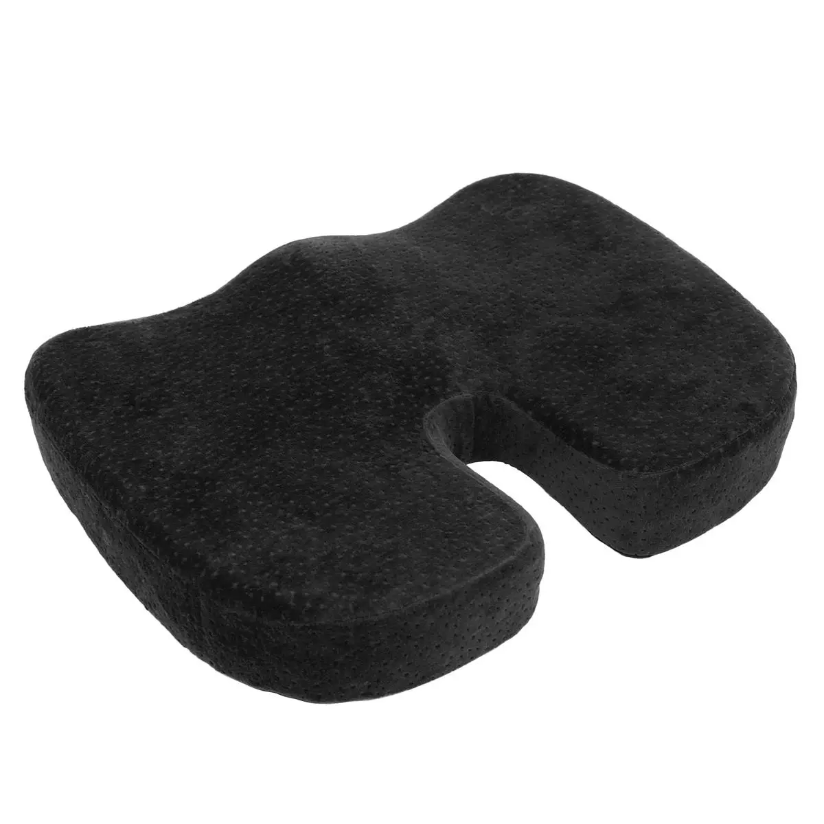 212 MAIN Orthopedic Contoured Memory Foam Coccyx Cushion with Memory Foam Cushioning, Removable Washable Slipcover, Back Pain Relief, Coccyx Support, Ideal for Office Use