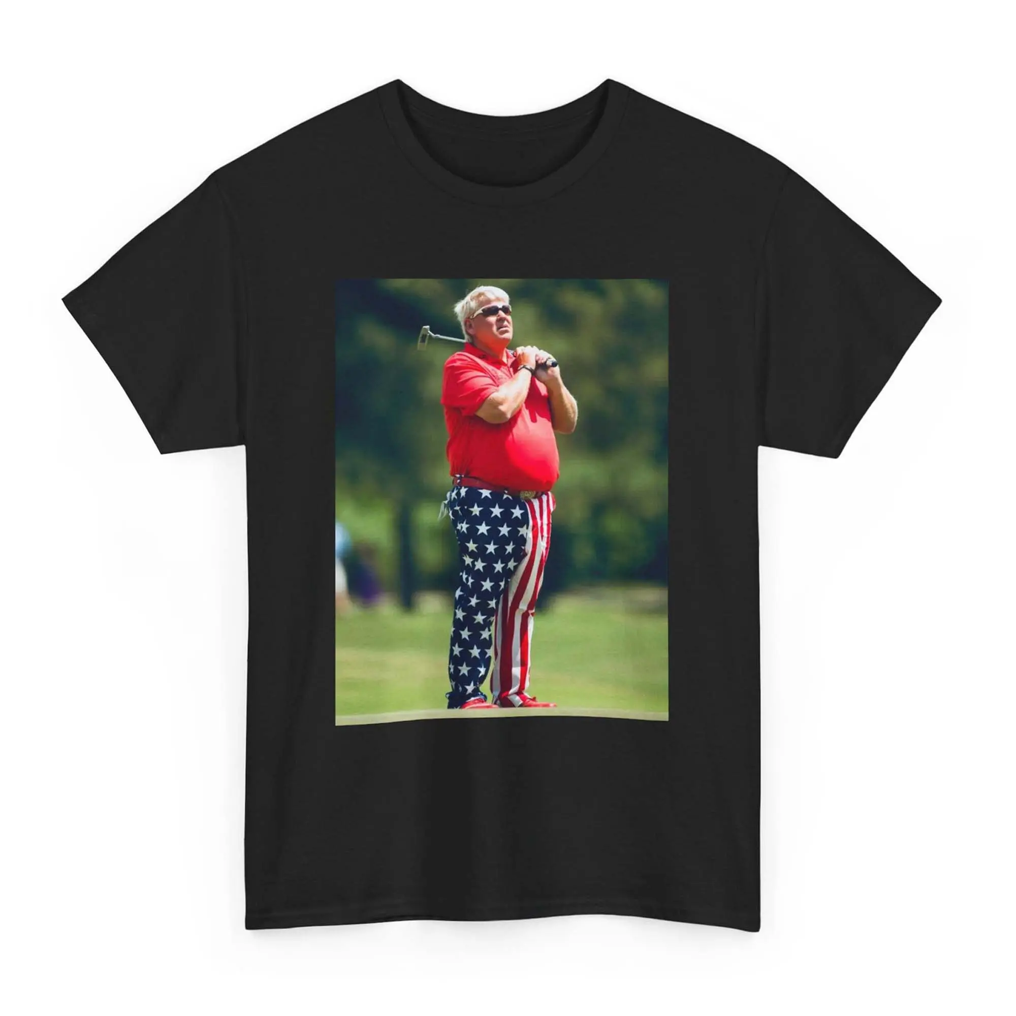 John Daly - Golf American Flag Masters T-shirt, Bold & Bright Graphics, Fashion For All Tastes, Men And Women, Classic Cotton, Menswear Top, Unisex