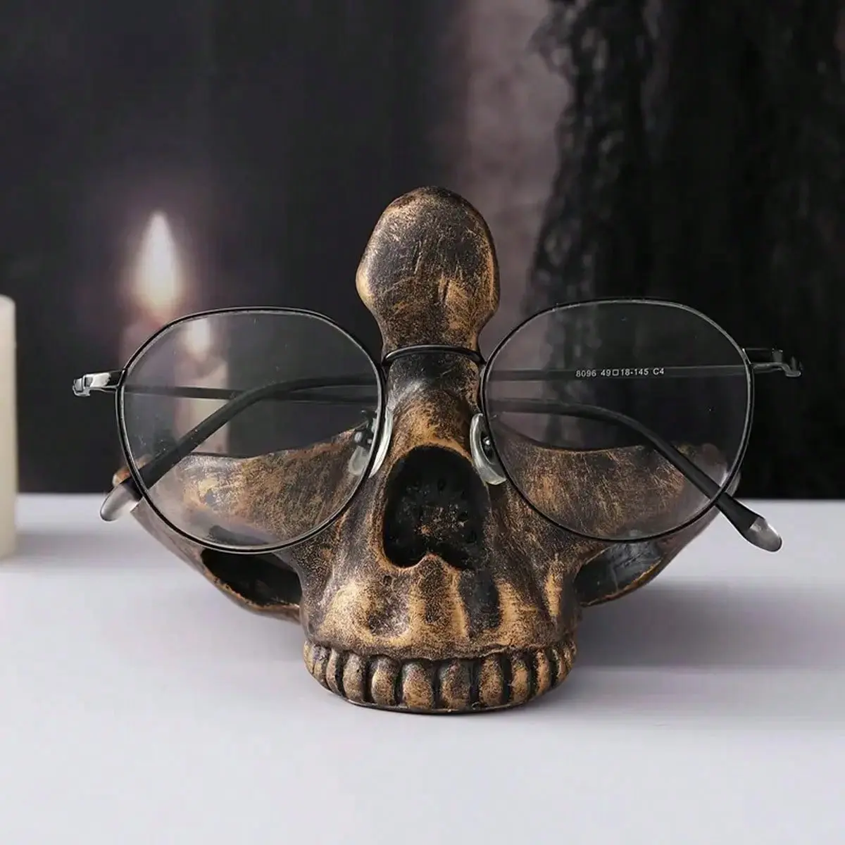 Elegant Resin Eyeglasses Holder, Glasses Holder, Eye Glasses Holders, High-Quality Storage Craft Decorative Piece, Perfect Halloween Home Office Organizer Accessory