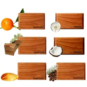 YXYDFDC Wooden Car Aromatherapy High Quality Diffuser, 6 Natural Scents Collection with Teak, Amber, and Cabana Fragrances