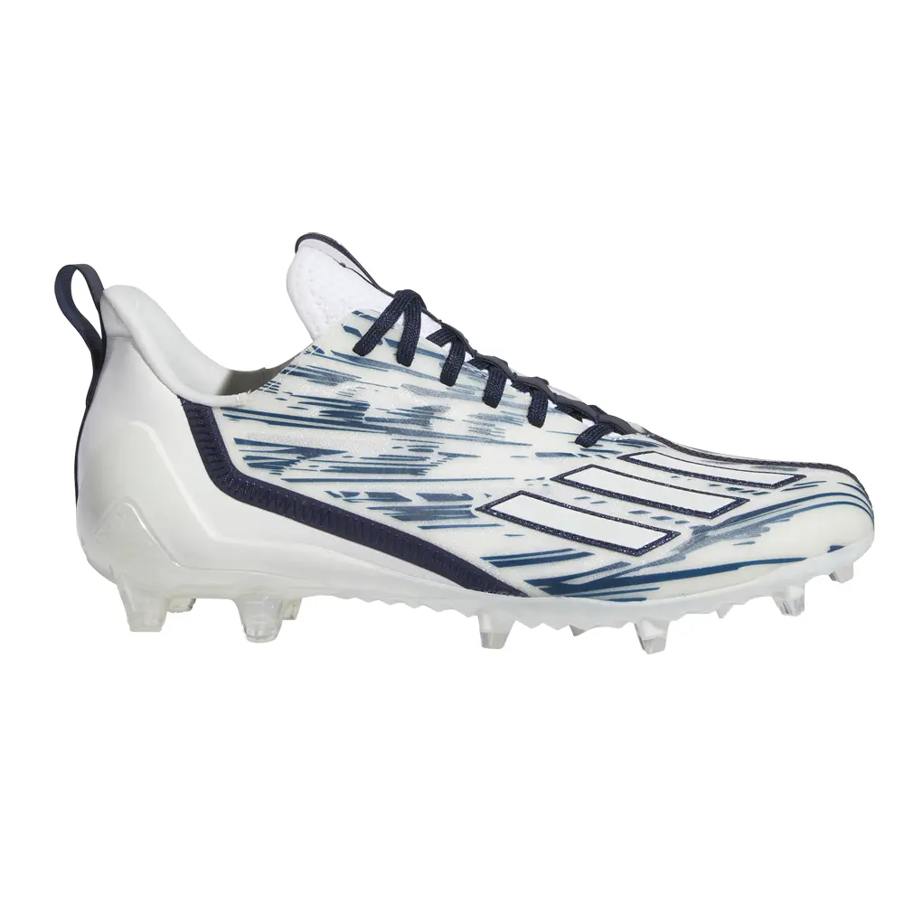 adidas Mens Adizero Football Sneakers Shoes - Blue, White