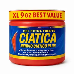Extra Large 250G Sciatica Nerve Cream - Neurotherapy Maximum Strength Comfort Cream for Hands, Legs, Toes, Back - Natural Ultra Strength Arnica cream, Eucalyptus, Peppermint, Pine extract, Menthol