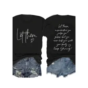Let them T-Shirt in Black