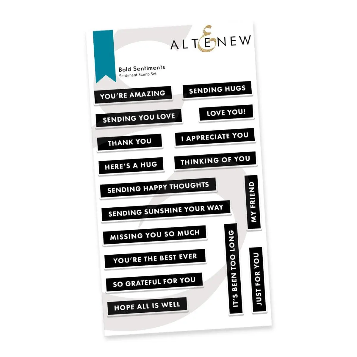 Bold Sentiments Stamp Set Bold Sentiments Stamp Set
