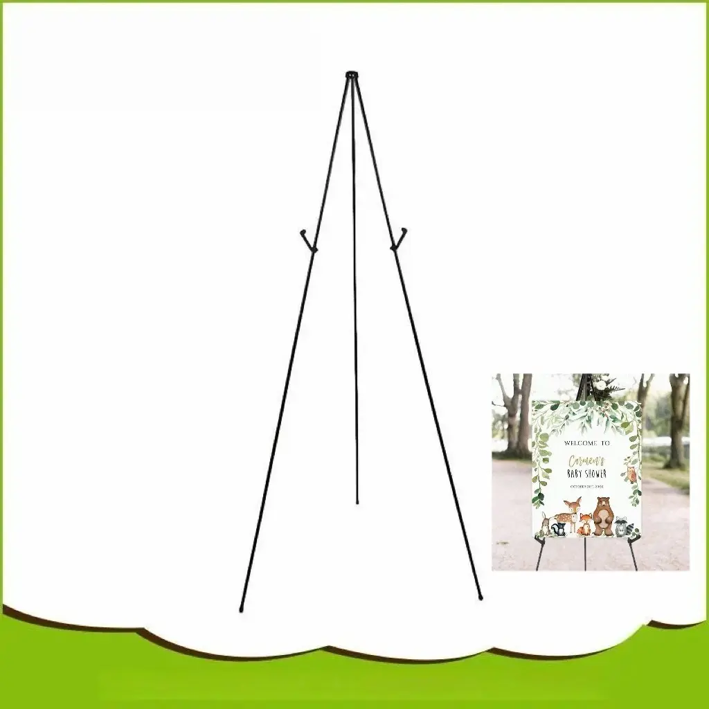 66 Inch Foldable Portable Display Stand, Multi-Functional Background Holder, Banners, Ideal for Weddings, Parties, Graduations, Wedding Gifts, Adult Party Decorations