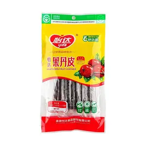 YIDA Fruit Leather Rolls - Sweet & Tangy Hawthorn Snack, 150g Pack