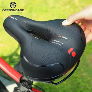 Super Soft Memory Foam Mountain Bike Seat Pad, Shock Absorbing Ergonomic Saddle, High Elastic Rubber Springs, Comfortable Bicycle Seat, Bike Parts, Bike Accessories