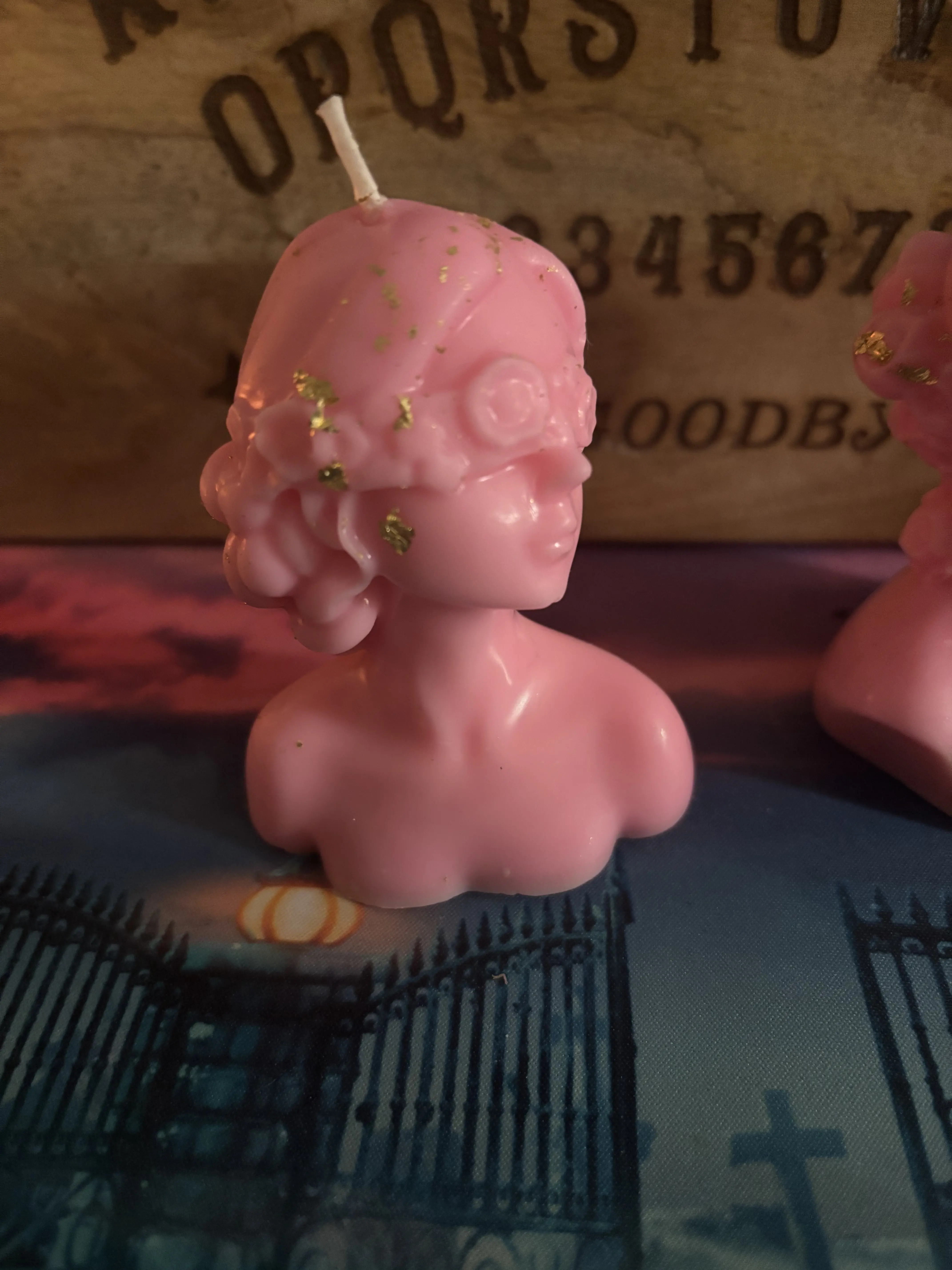 Aphrodite goddess intention candle