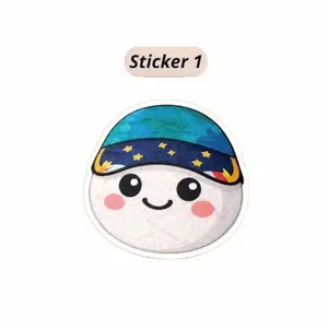 3 Styles Artemis II Moon Mission Mascot Rise Stickers, NASA Zero-G Indicator Sticker Gifts Space Lover