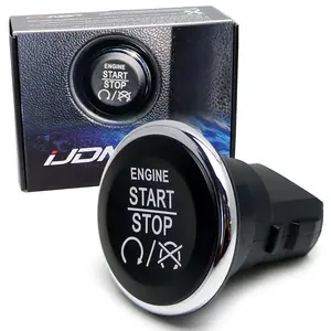 iJDMTOY Engine Start/Stop Push Button Replacement, For Dodge Challenger Durango, For Chrysler 300, etc (Fit 1FU931X9AC)