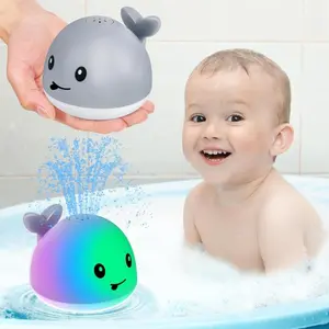 Light-Up Whale Sprinkler Bath Pool Toy, 0-18M/1-4Y Toddler Baby Gift, Easy Clean, 1st Birthday Must-Have, Ideal First Birthday Gift for Boys & Girls