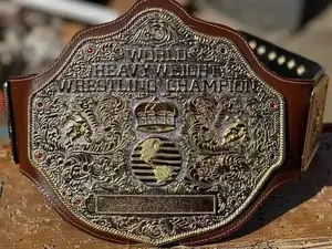 BIG GOLD World Heavyweight Championship Replica Tittle Belt Brown 6MM DieCasting