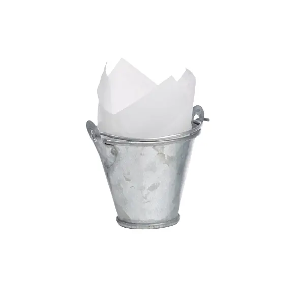 Packnwood 210SXM01 1 oz Mini Metal Bucket - 2 Dia. x 1.6 in.