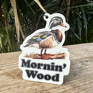 Mornin Wood, Wood Duck Car Air Freshener Dark Ice Scent