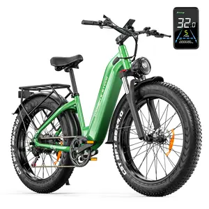 E·Bycco C9 DAHON 2000W Peak  Electric Bike, 48V 20AH Battery Max 32MPH Ebike, 26" Fat Tire Front Suspension Hydraulic Brake Mountain sport and  outdoor E-Bike Torque Sensor Electric Bicycle UL certification