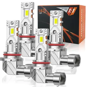 【CONFIRM MODEL BEFORE ORDER】Maximize road visibility with H1/H3/H4/H7/H11/9005/9006 LED headlights,CANBUS, 6000K, 30,000 lm， plug n，beam bulb kit