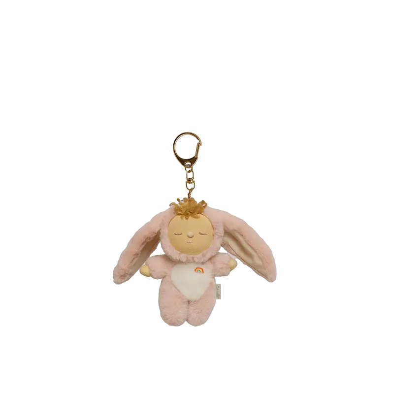 Olli Ella | Cozy Bag Charm Bunny Flopsy Keychain